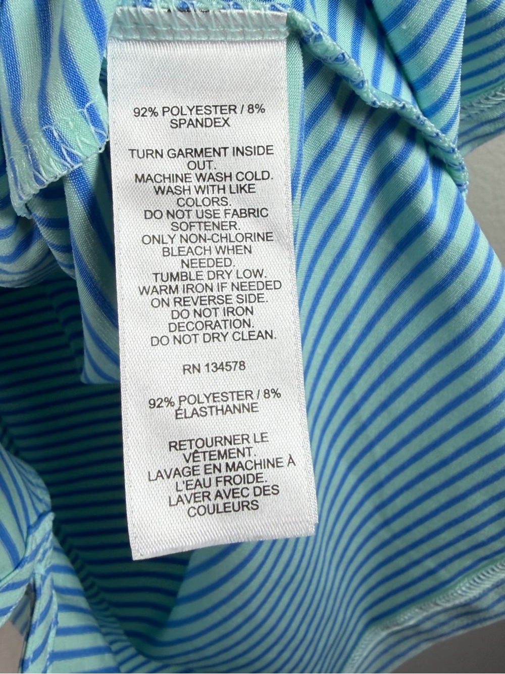 Vineyard Vines On The Go Sankaty Polo Shirt Mens Large Striped OTG Performance - Picture 4 of 5